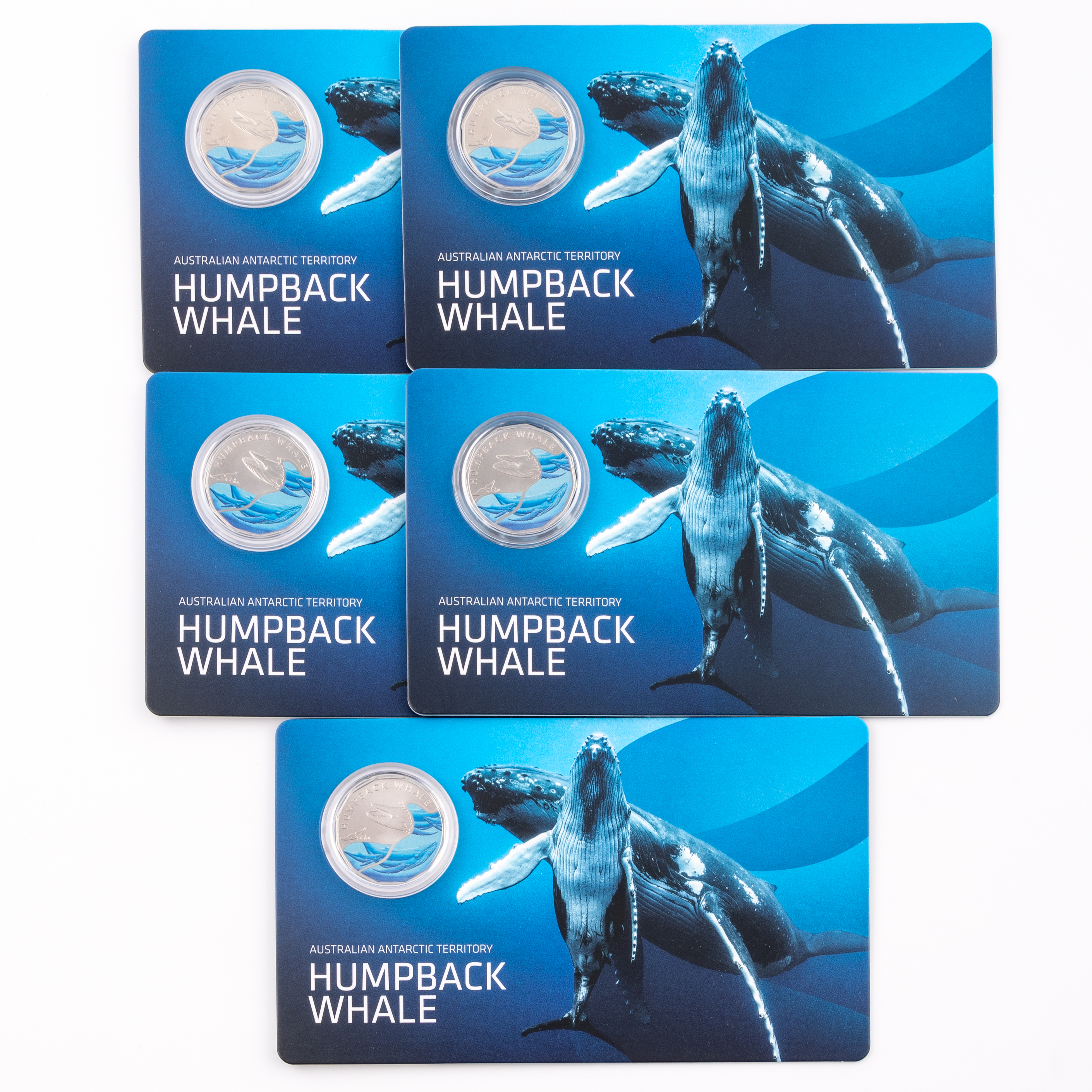 Elizabeth II, Australian Antarctic Territory - Humpback Whale, Fifty Cents, 2023, UNC
