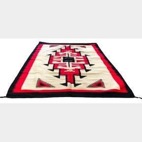Zapotec Rug With Southwestern Pattern