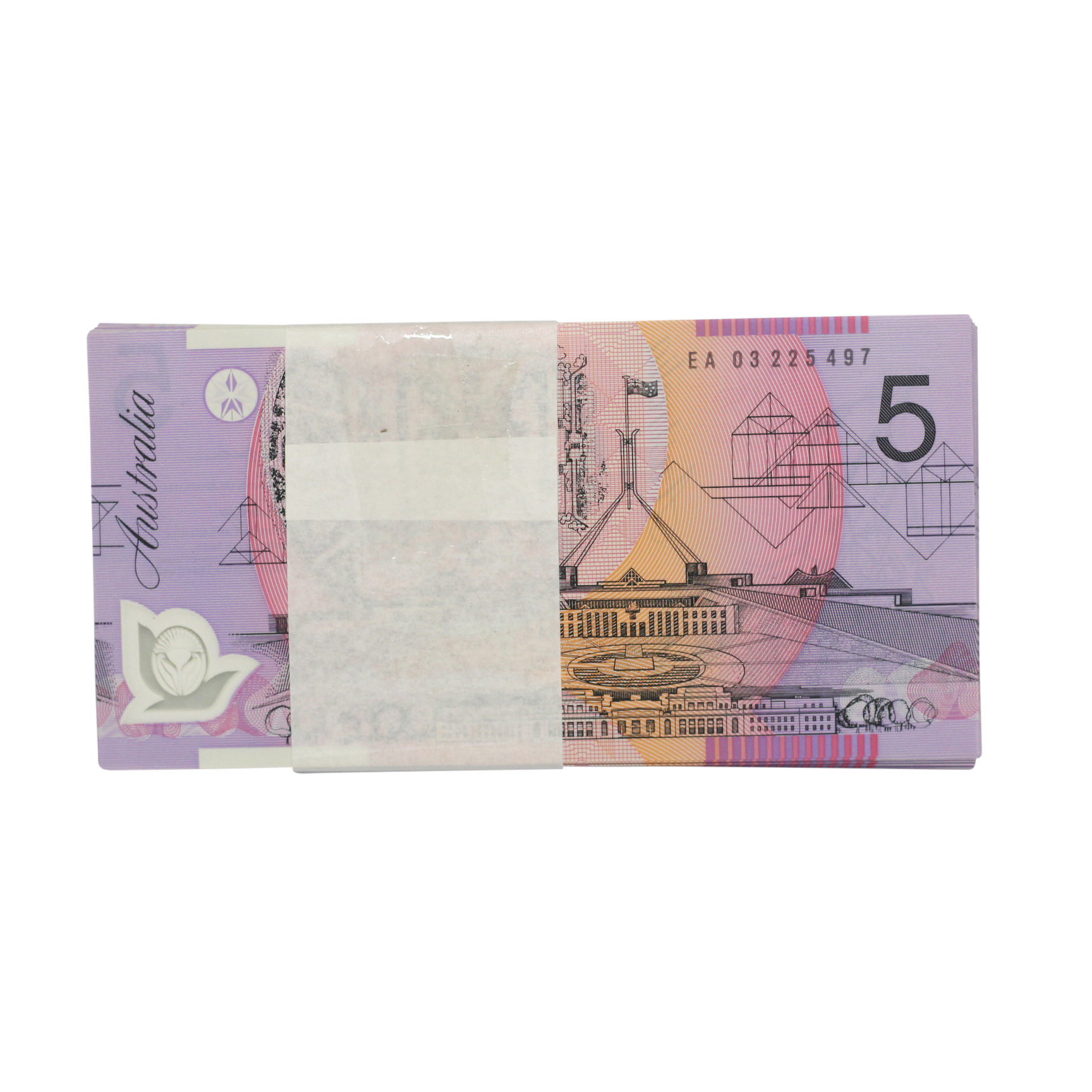 2151. · Bundle, MacFarlane/Henry, Five Dollars,  2003, UNC