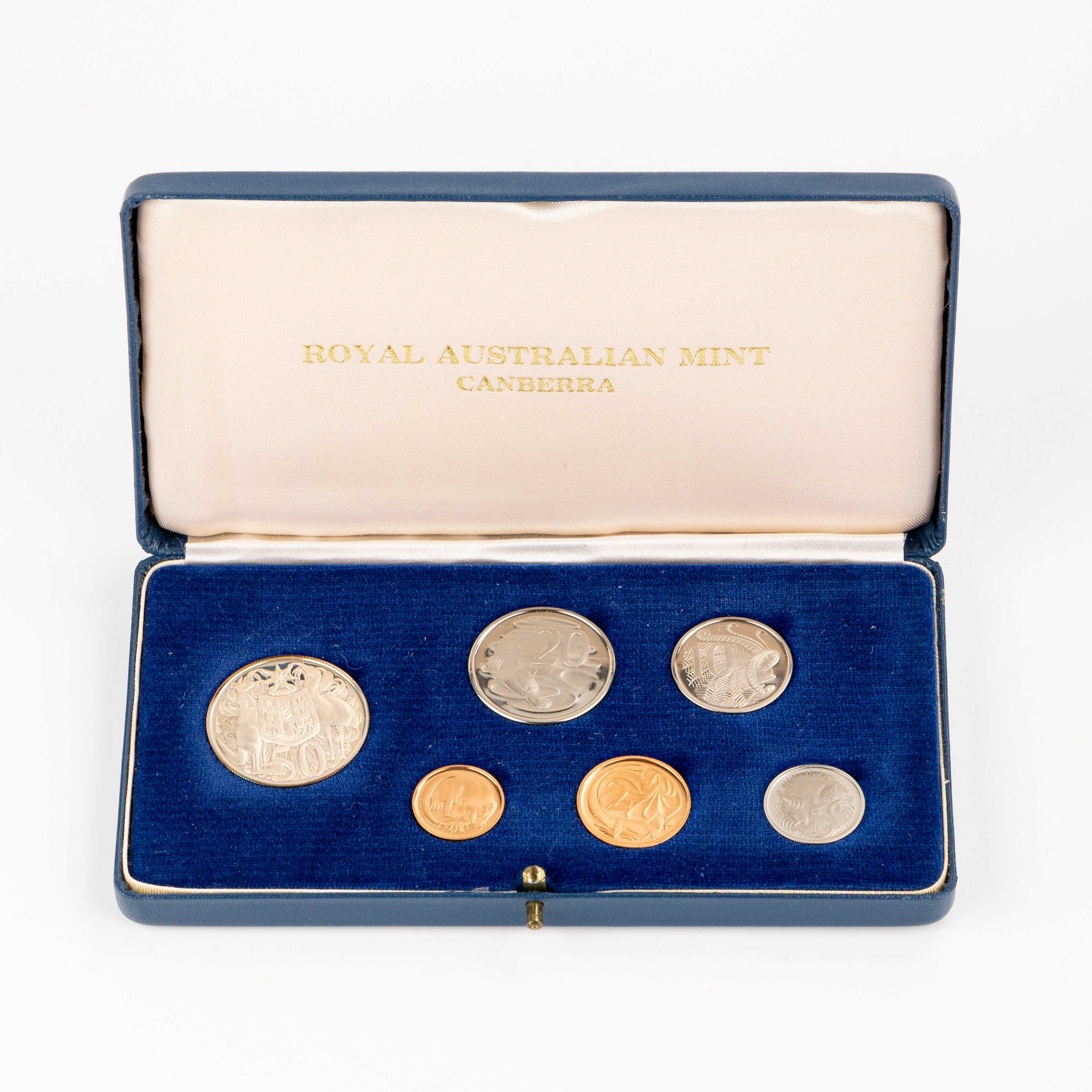 Elizabeth II, Proof Set, One Cent - Fifty Cents, 1966, FDC