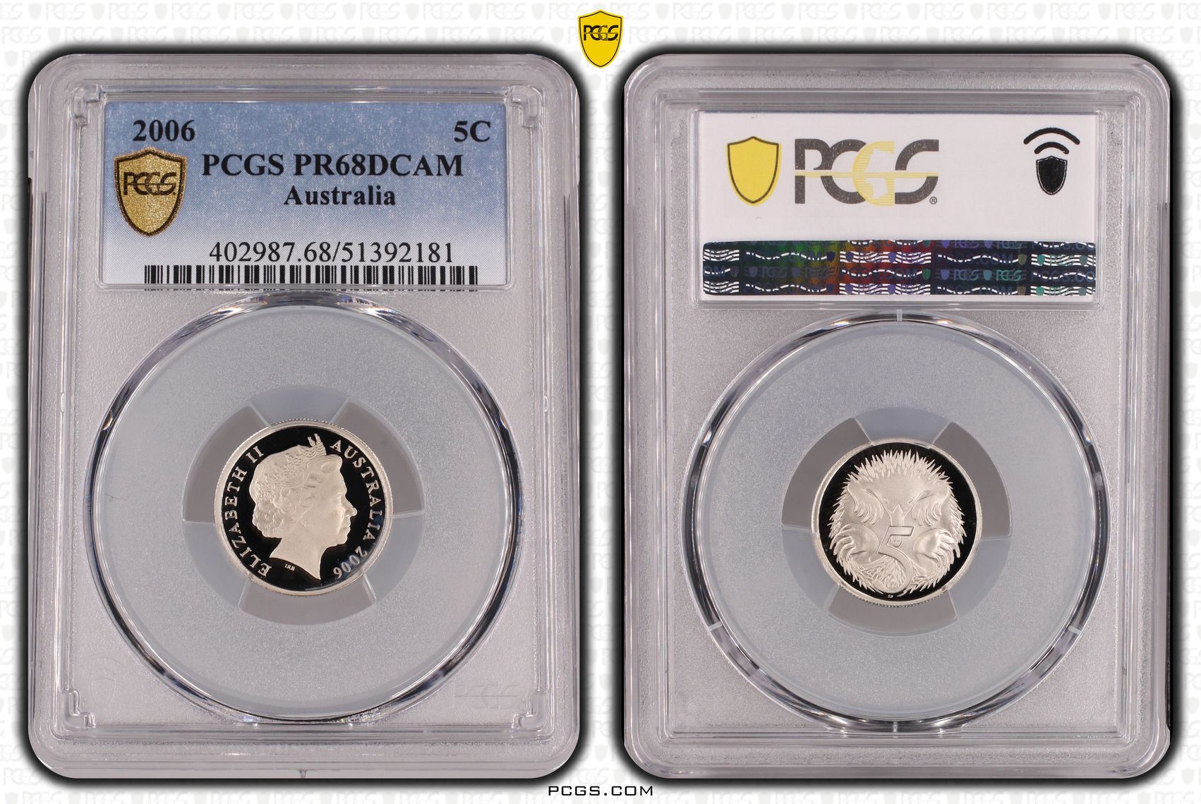 Five Cent, 2006, PCGS PR68DCAM