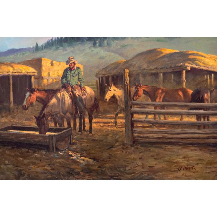 Joe Beeler (1931-2006) Mountain Morning