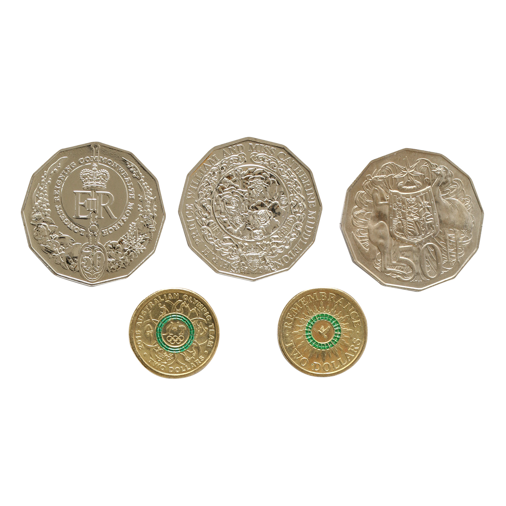 Accumulation, Elizabeth II, UNC