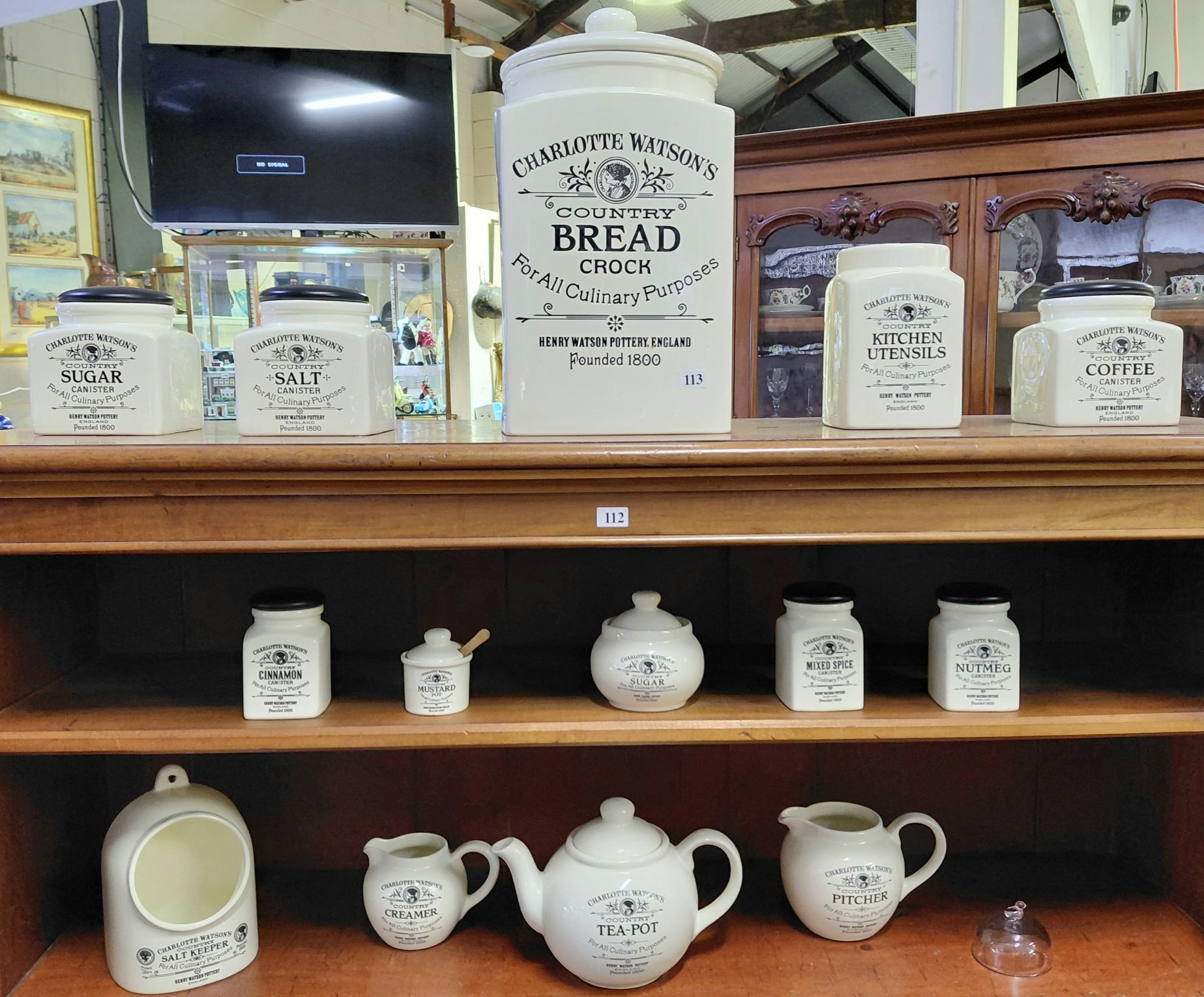 113 · COUNTRYWARE KITCHEN SET