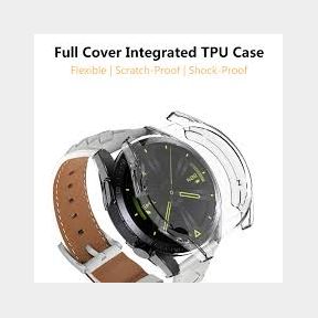 TPU Cover with Screen Protection for Huawei GT3 (42mm) - Transparent Bar 9902023930191 - 51748/15071