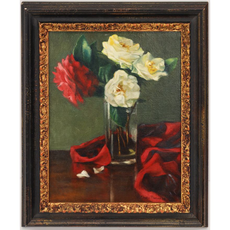 Karen Chase Frazee ''Roses Still Life'' 1998 Oil on Canvas