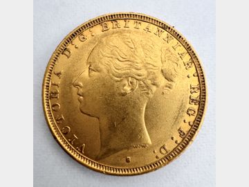 1882 VICTORIA SYDNEY MINT YOUNG HEAD GOLD SOVEREIGN