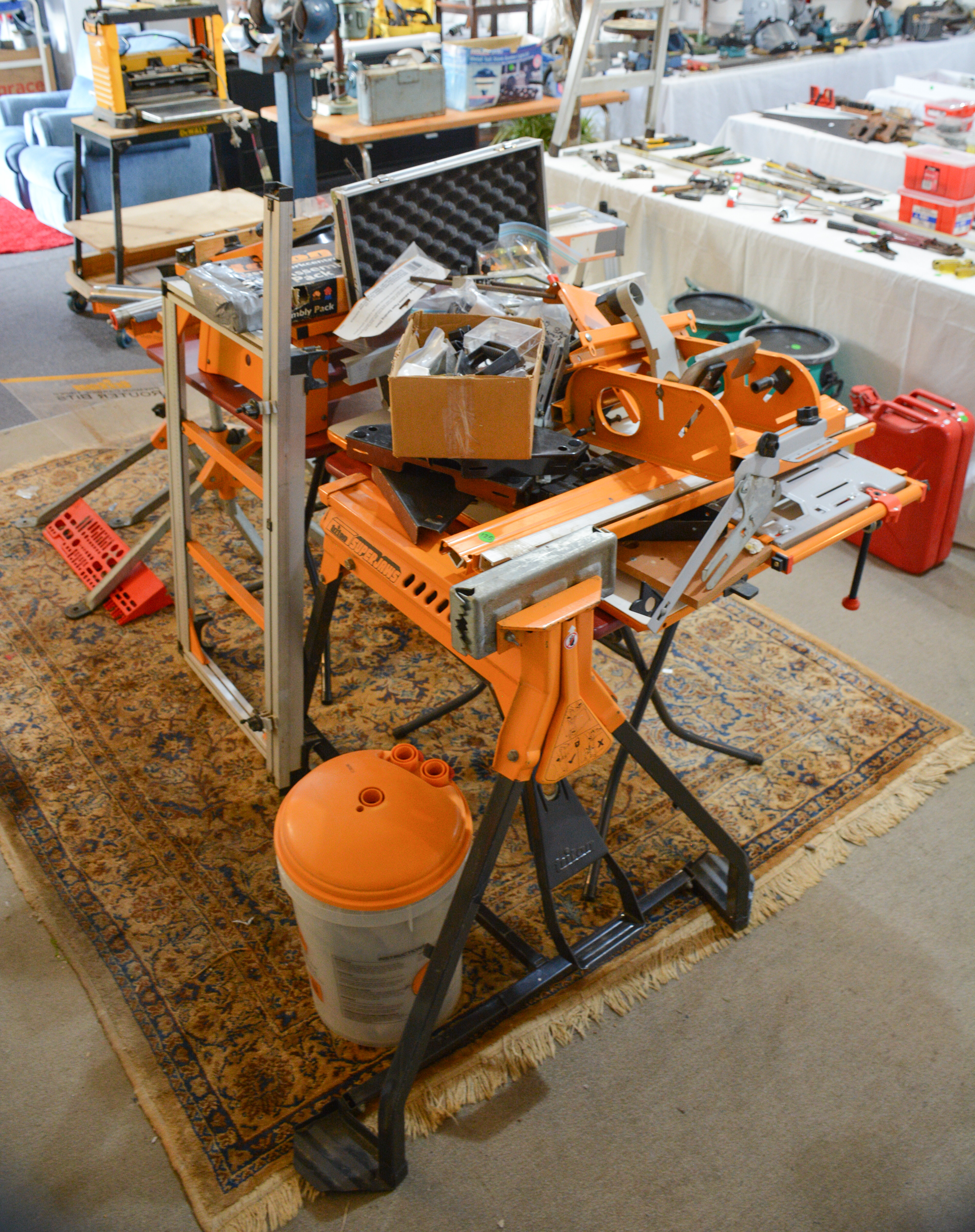 Triton Work Centre with a Number of Accessories — sold at auction in New Zealand for $250