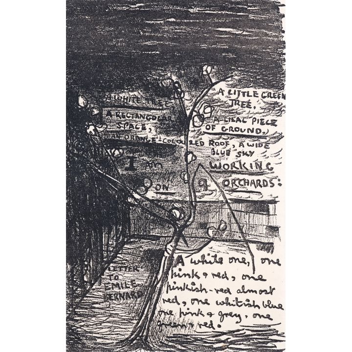 Colin McCahon 'Letter to Emile Bernard'
