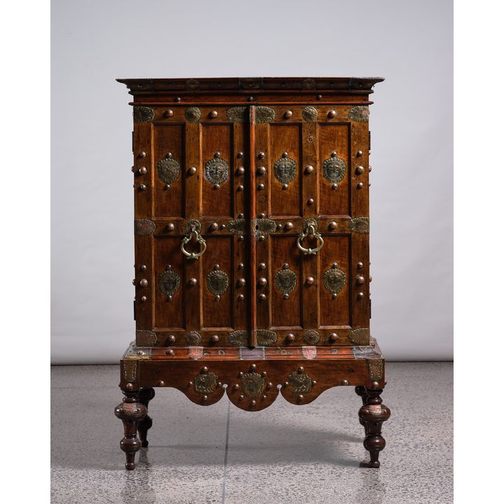 South-East Asian hardwood two-door cupboard