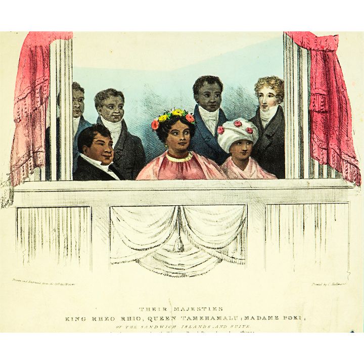 John W. Gear 'Their Majesties King Rheo Rhio and Queen Tamehamalu...'