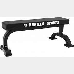 GORILLA SPORTS GYM EQUIPMENT HEAVY DUTY FLAT BENCH (1 OF 1/1 OF 2) - 11050/1023