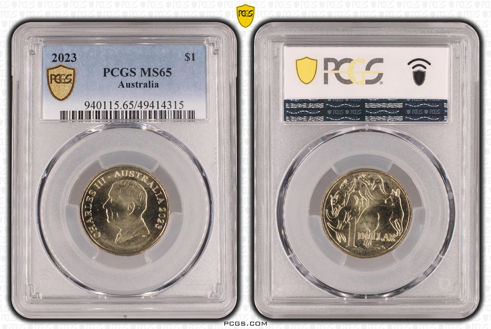 One Dollar, 2023, PCGS MS65