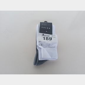 JUNIOR FALKE LONG HOCKEY/RUGBY FOOTBALL WHITE SOCKS -