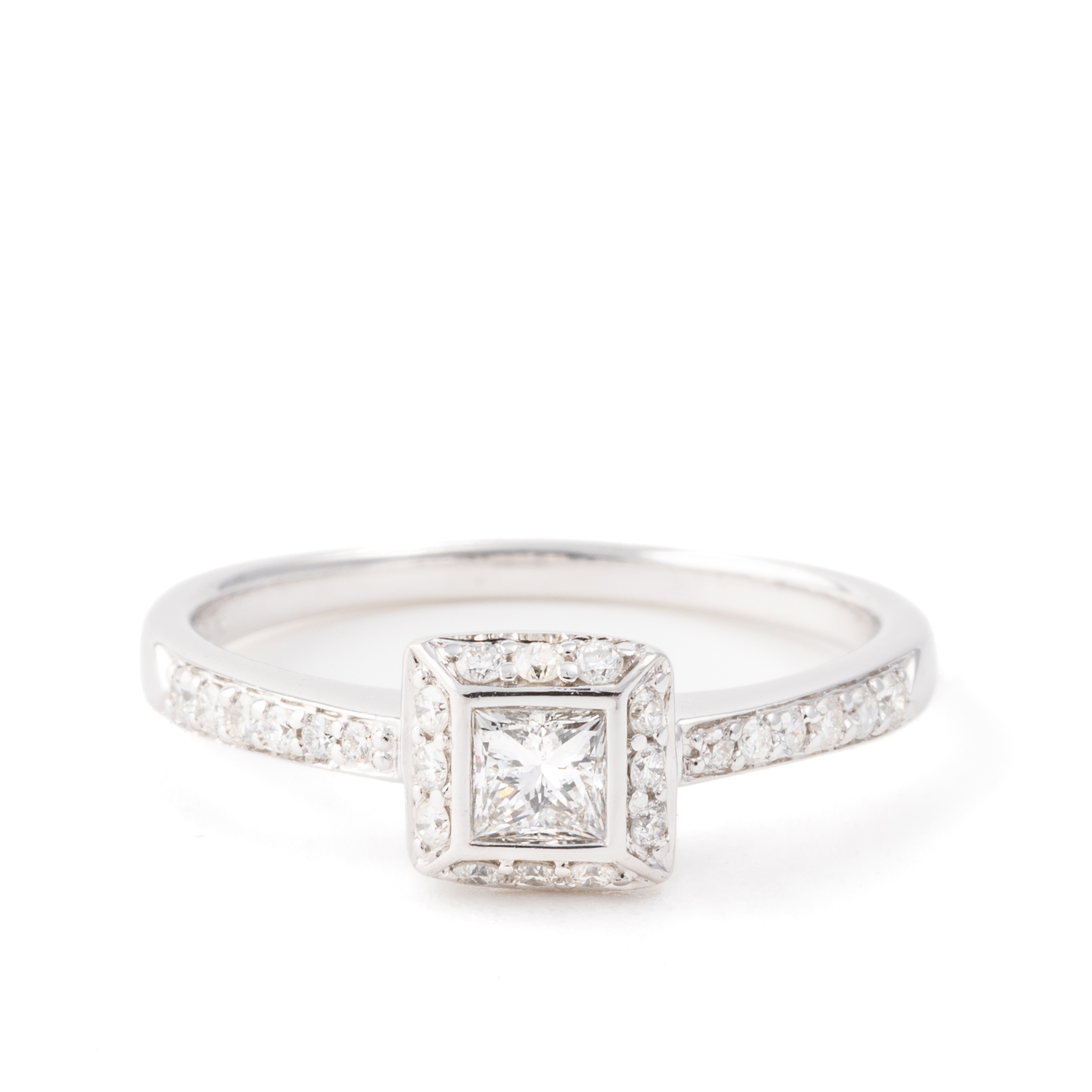 Half Carat Diamond Ring 18ct