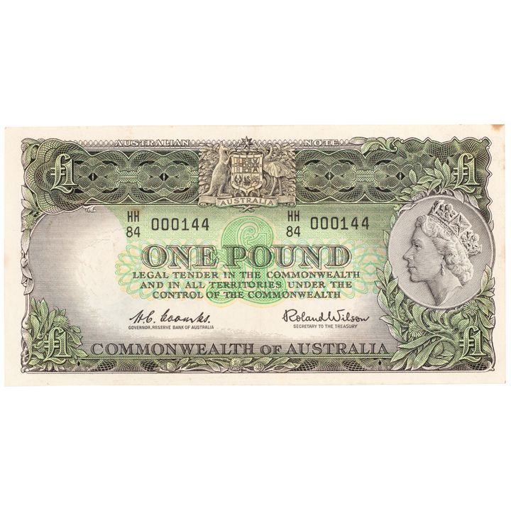 Coombs/Wilson, One Pound, 1961, gVF