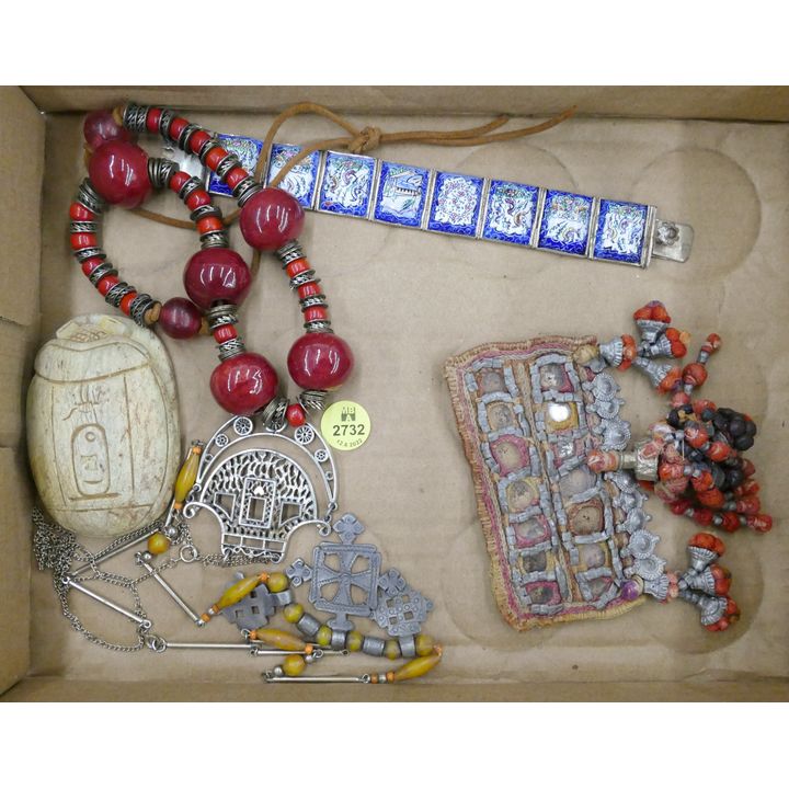 Box Old Persian Jewelry Etc