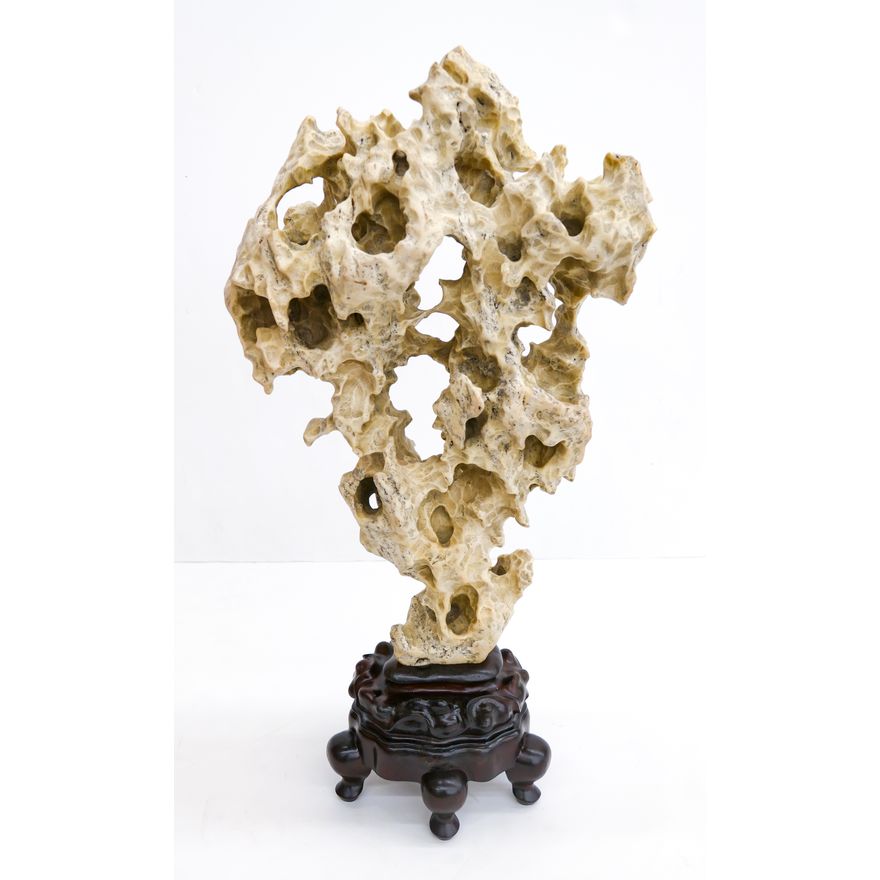 Large Chinese Scholar's Stone on Stand