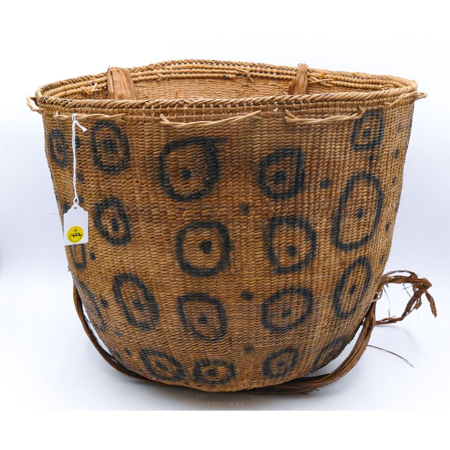 Old Yanomami Amazonian Indian Burden Basket