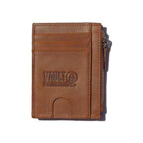 Minimalist Genuine Leather Slim RFID Protection Vault Wallet | PK 51695/2542 SB (20)