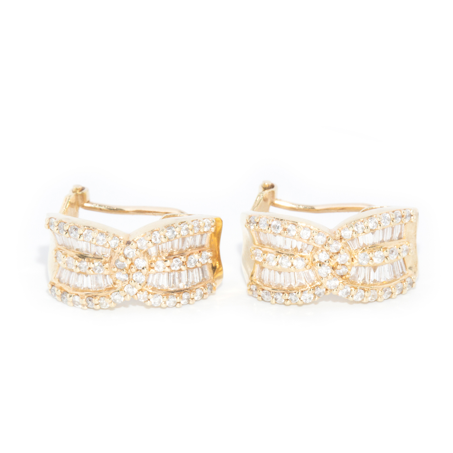1.50 Carat Diamond Earrings 18ct Gold