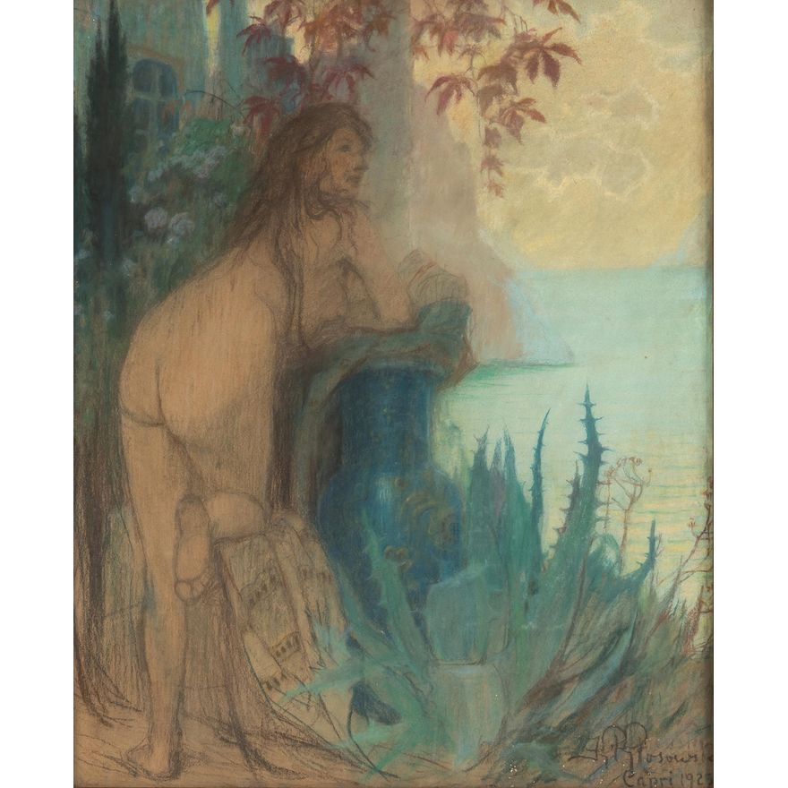 Karol Kłosowski | Przed kąpielą na Caprii, 1925 r.