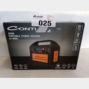 CONTI 300W POWER STATION | LITHIUM | DC- AC- USB | 298 WH | CI-300A