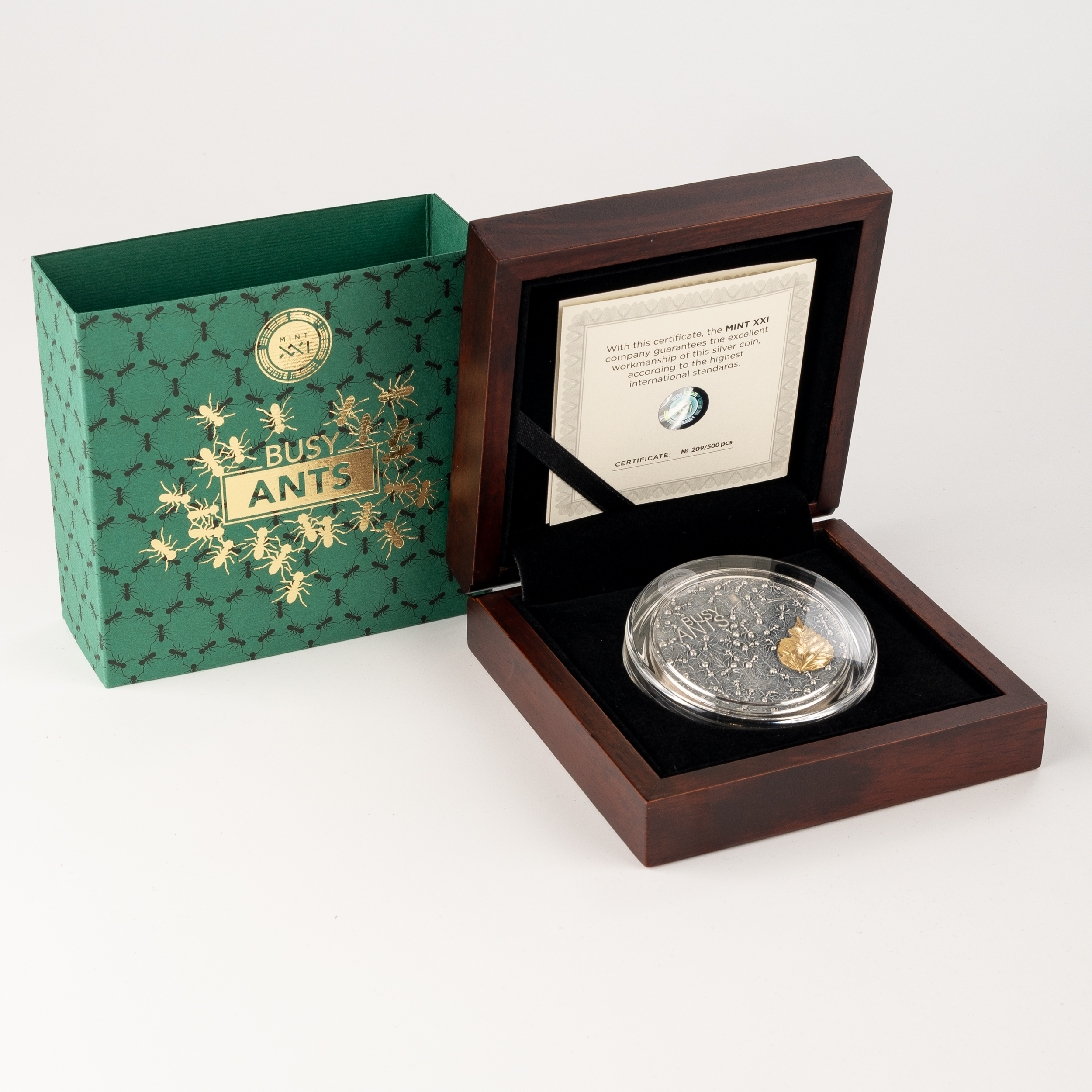 Ghana, Mint XXI - Silk Moth, Ten Cedis, 2023, UNC