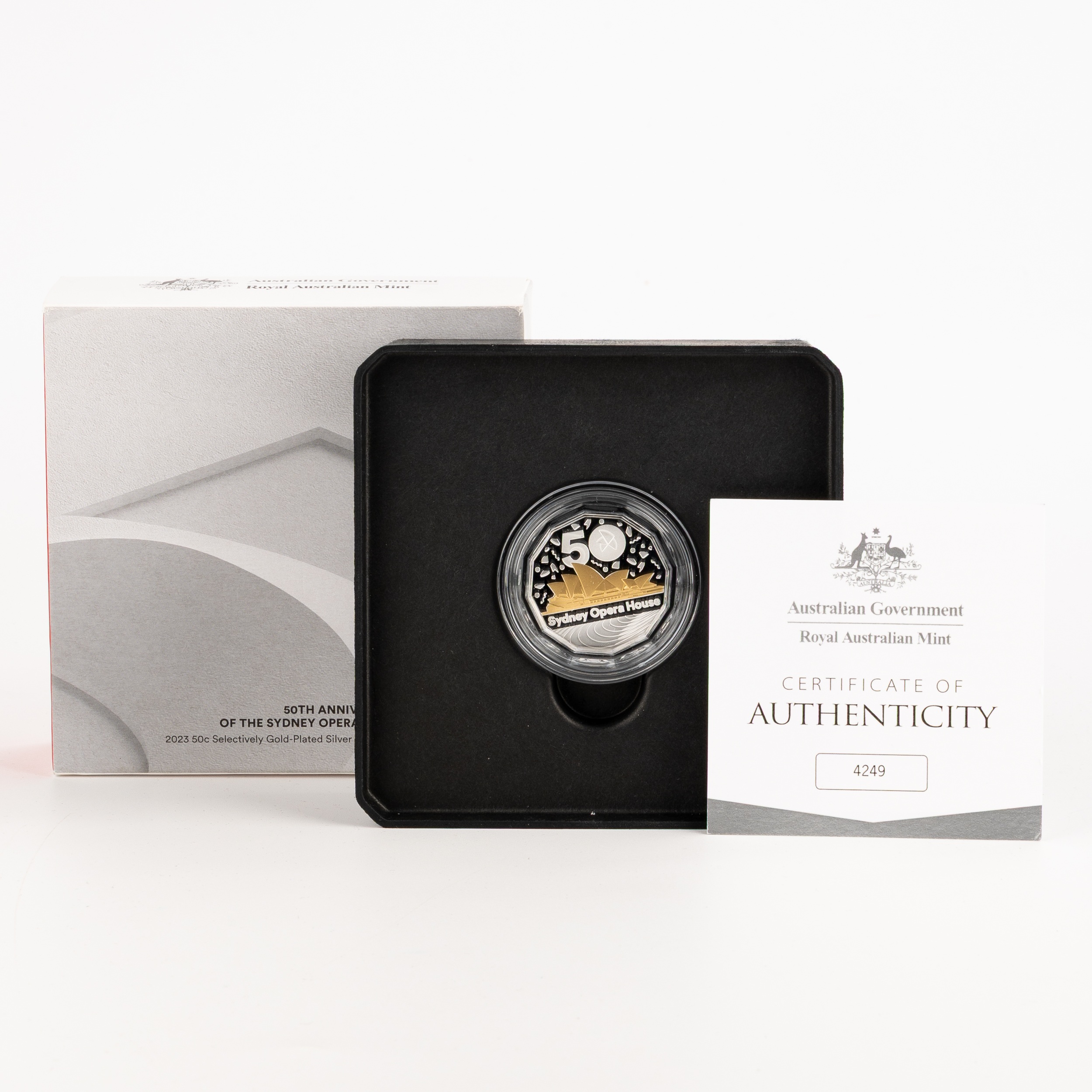 Elizabeth II, RAM - 50TH Anniversary of the Sydney Opera House, Fifty Cents, 2023, FDC