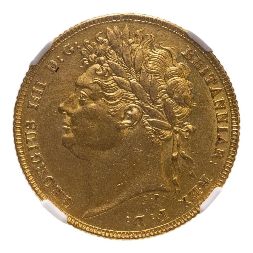 United Kingdom George IV 1823 Gold Sovereign NGC AU Details | The Coin ...