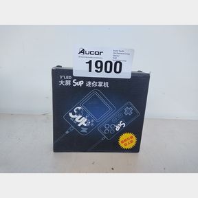 GAME CONSOLE 400 IN 1 HANDHELD 2 PLAYER - BLACK - FAULTY