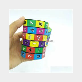 6-Layer Detachable Math Cube - Early Educational Color Counting Cylinder for Kids - Bar 9902024053714 - 51748/19836 SN B2 (S7)