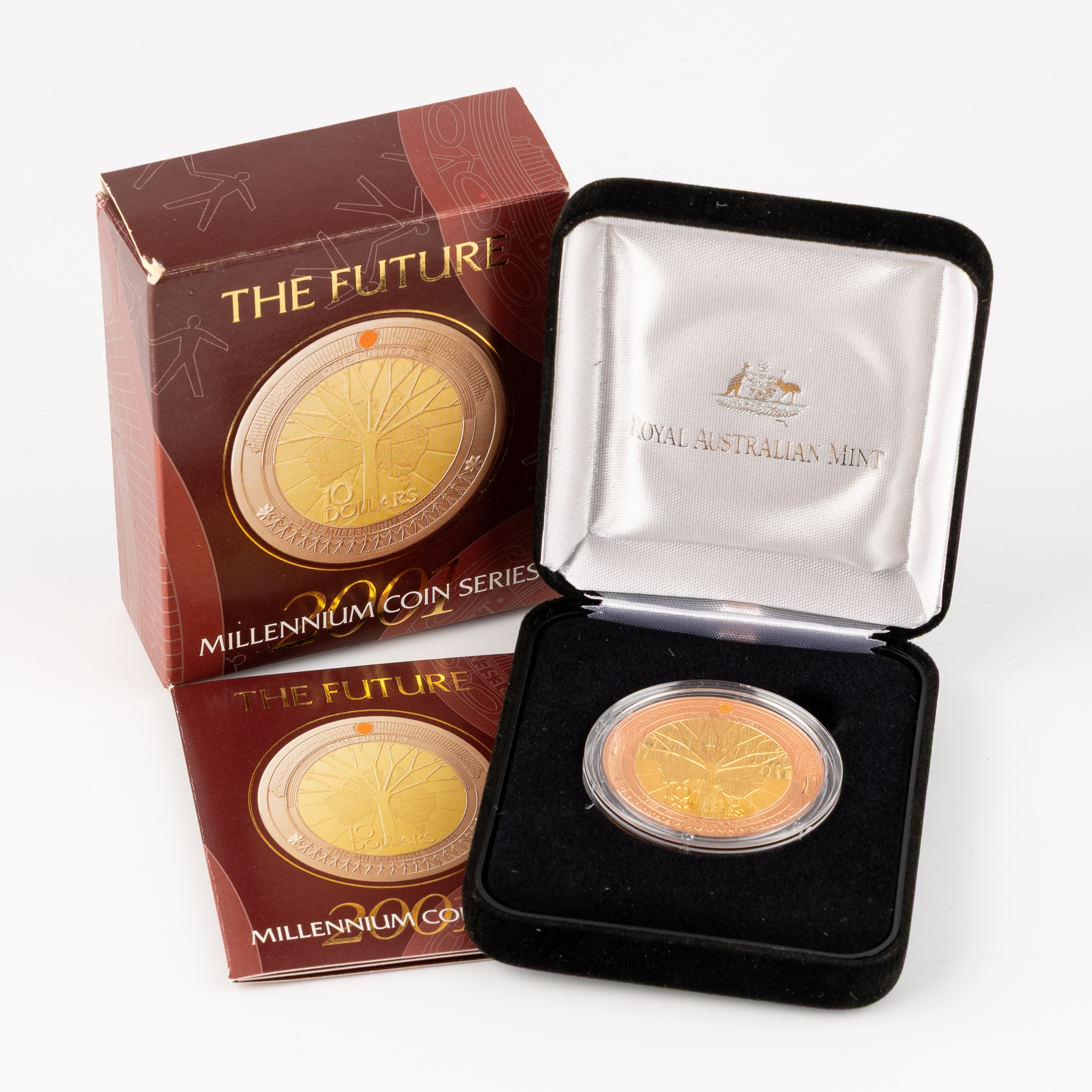 Elizabeth II, Millennium Coin Series - The Future, Ten Dollars, 1999-2001, FDC