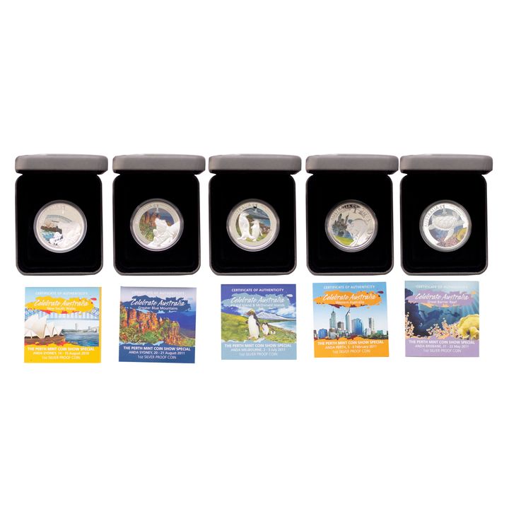 Elizabeth II, Celebrate Australia Series, One Dollar, 2010 - 2011, FDC