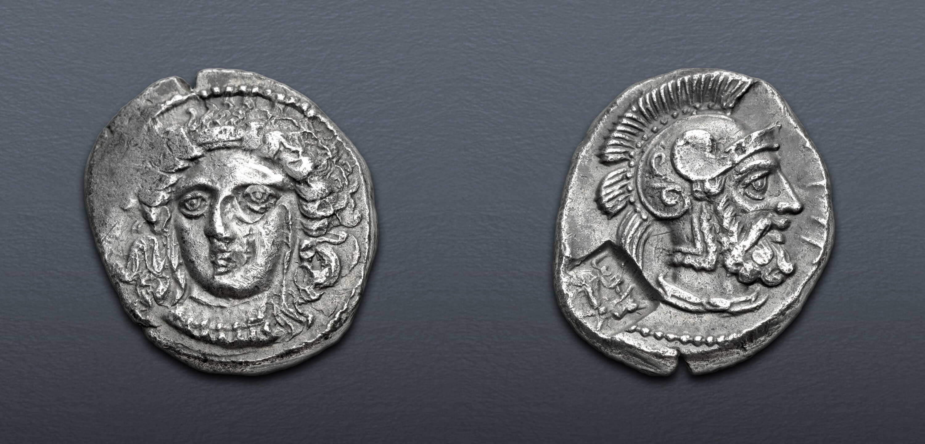 CILICIA, Tarsos. Tarkumuwa (Datames). Satrap of Cilicia and Cappadocia ...
