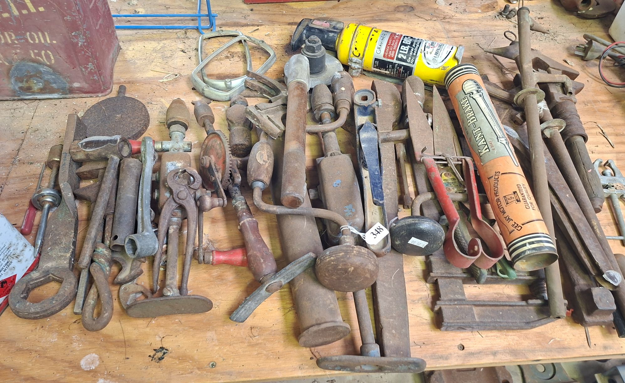 Quantity Of Various Old Tools