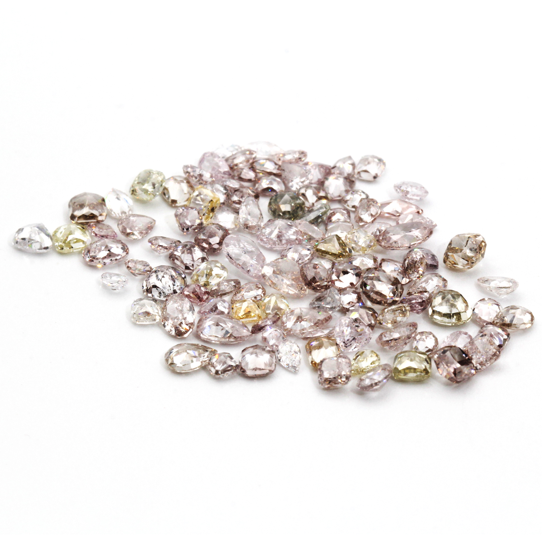 307. · 13.25ct Fancy Coloured Including  Pink Diamond Parcel