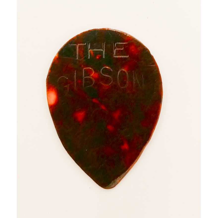 Gibson Celluloid 'The Gibson' Guitar Pick, 1910's