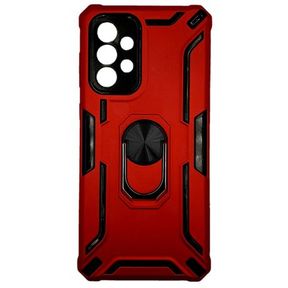 Shockproof Protective Cover with Metal Ring/Stand for Samsung Galaxy A33 5G Red |