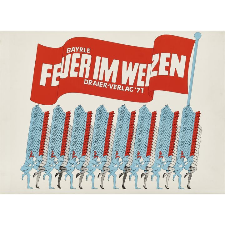 Thomas Bayrle, From: Feuer im Weizen 1970/1971