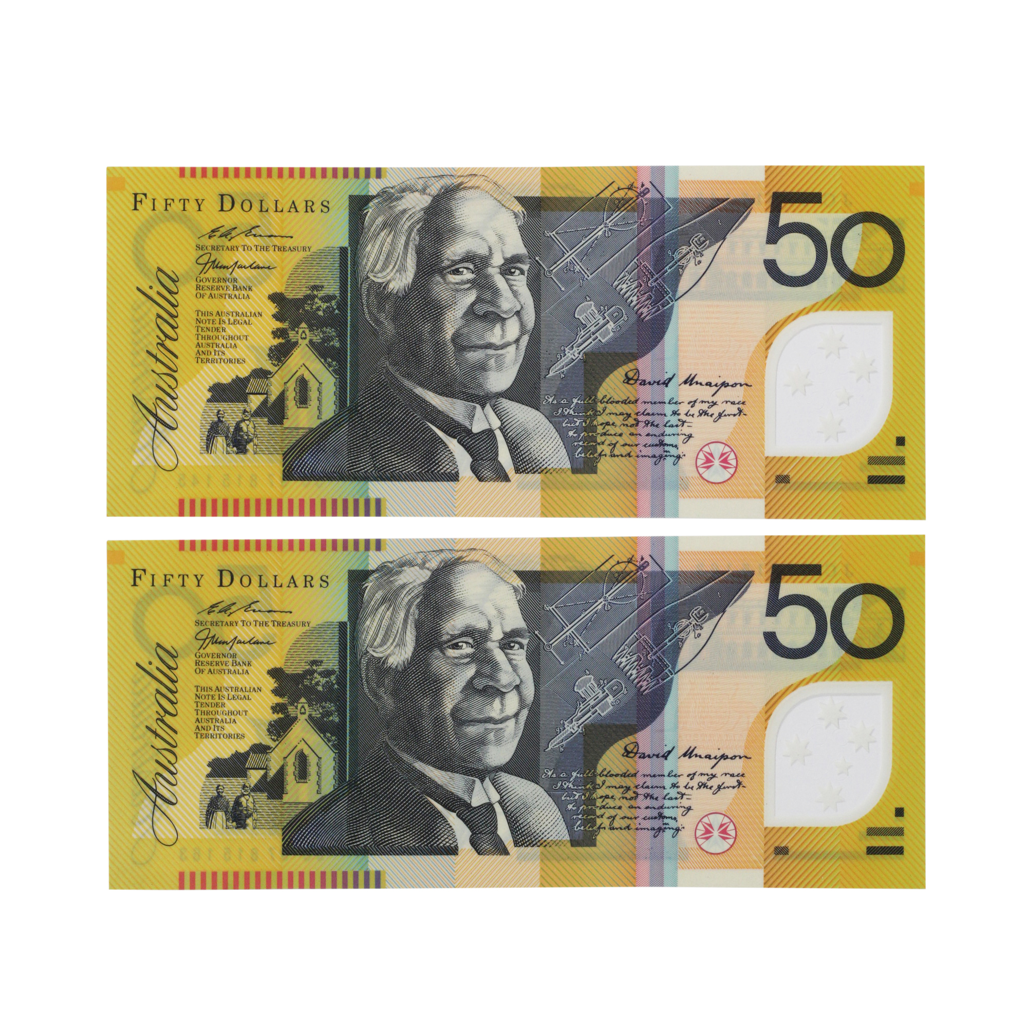 2324. · MacFarlane/Evans, Fifty Dollars, 1997, UNC