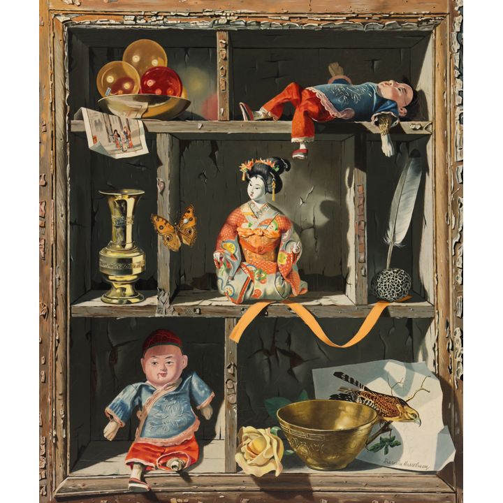 Darwin Musselman ''Madame Butterfly'' 1967 Oil