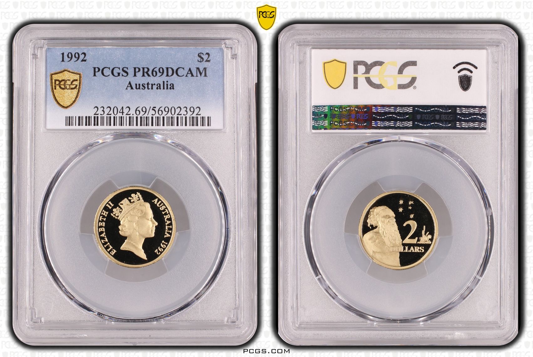 Two Dollar, 1992, PCGS PR69DCAM