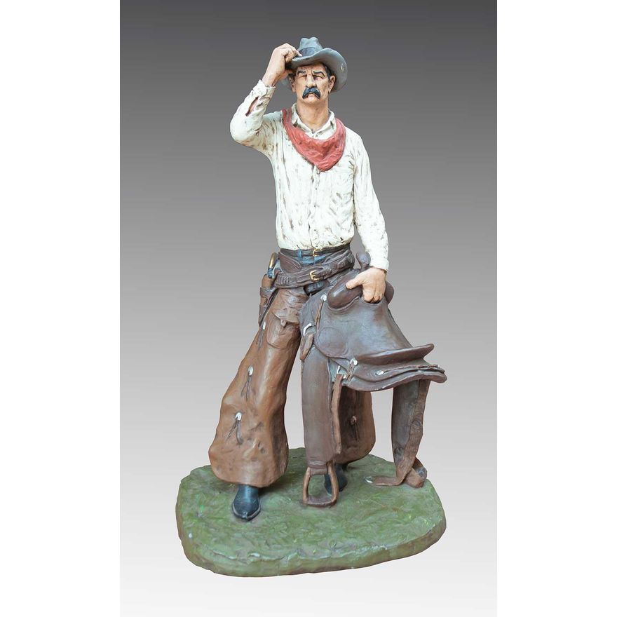 The Saddle Tramp (painted) by Michael Garman (1938- )