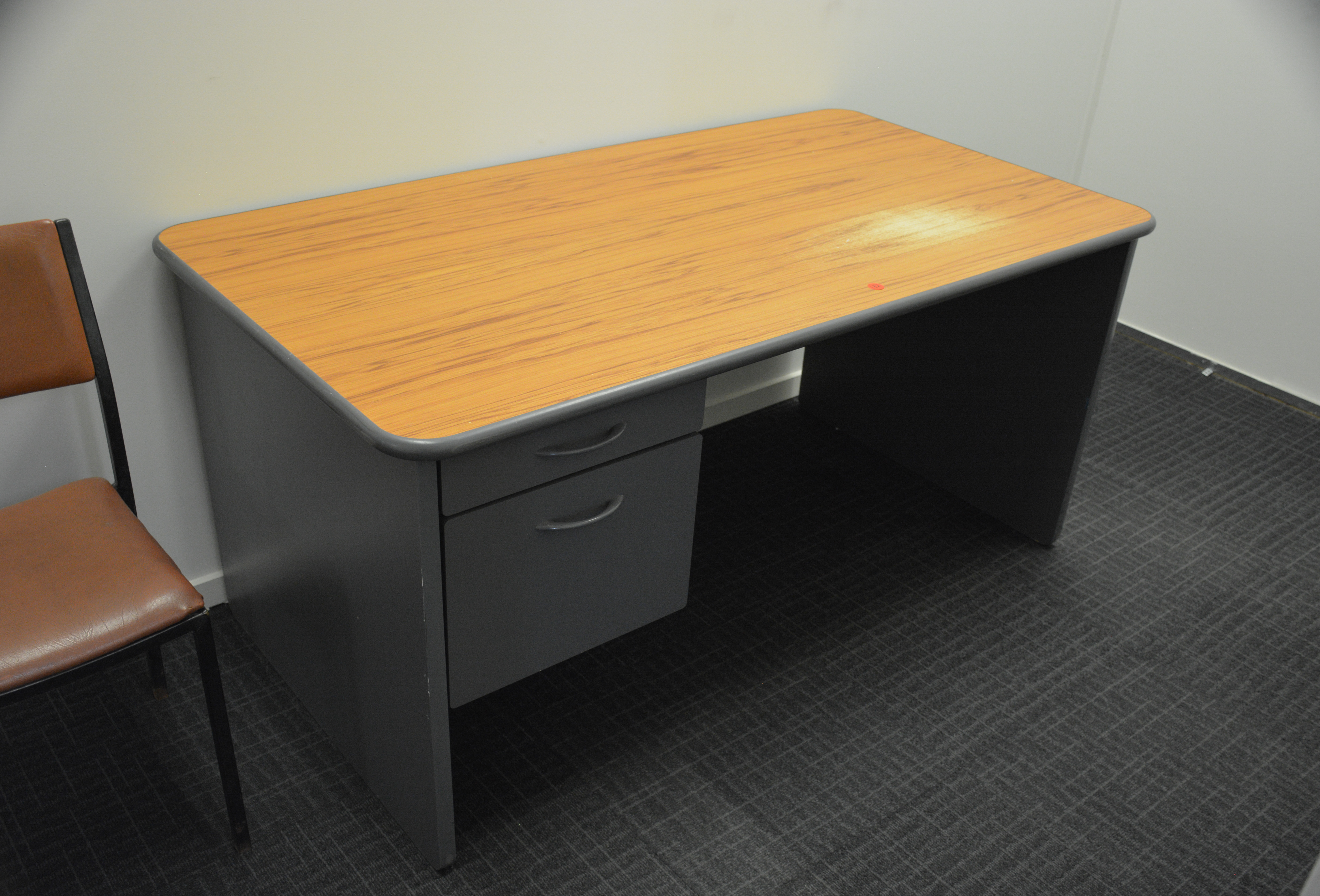 Office Desk with Two Drawers — sold at auction in New Zealand for $75