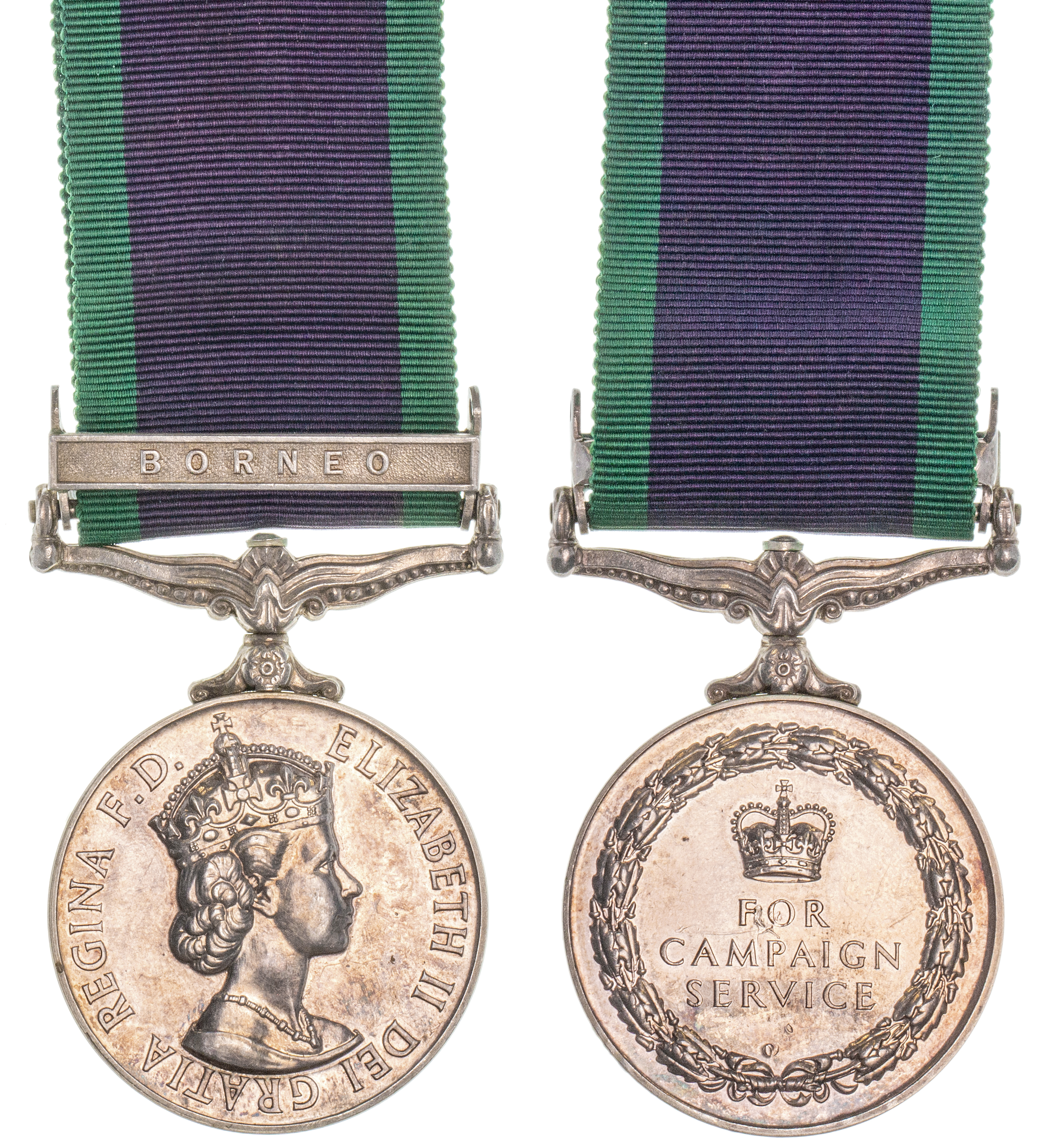 Elizabeth II, Campaign Service Medal, 1962, aUNC
