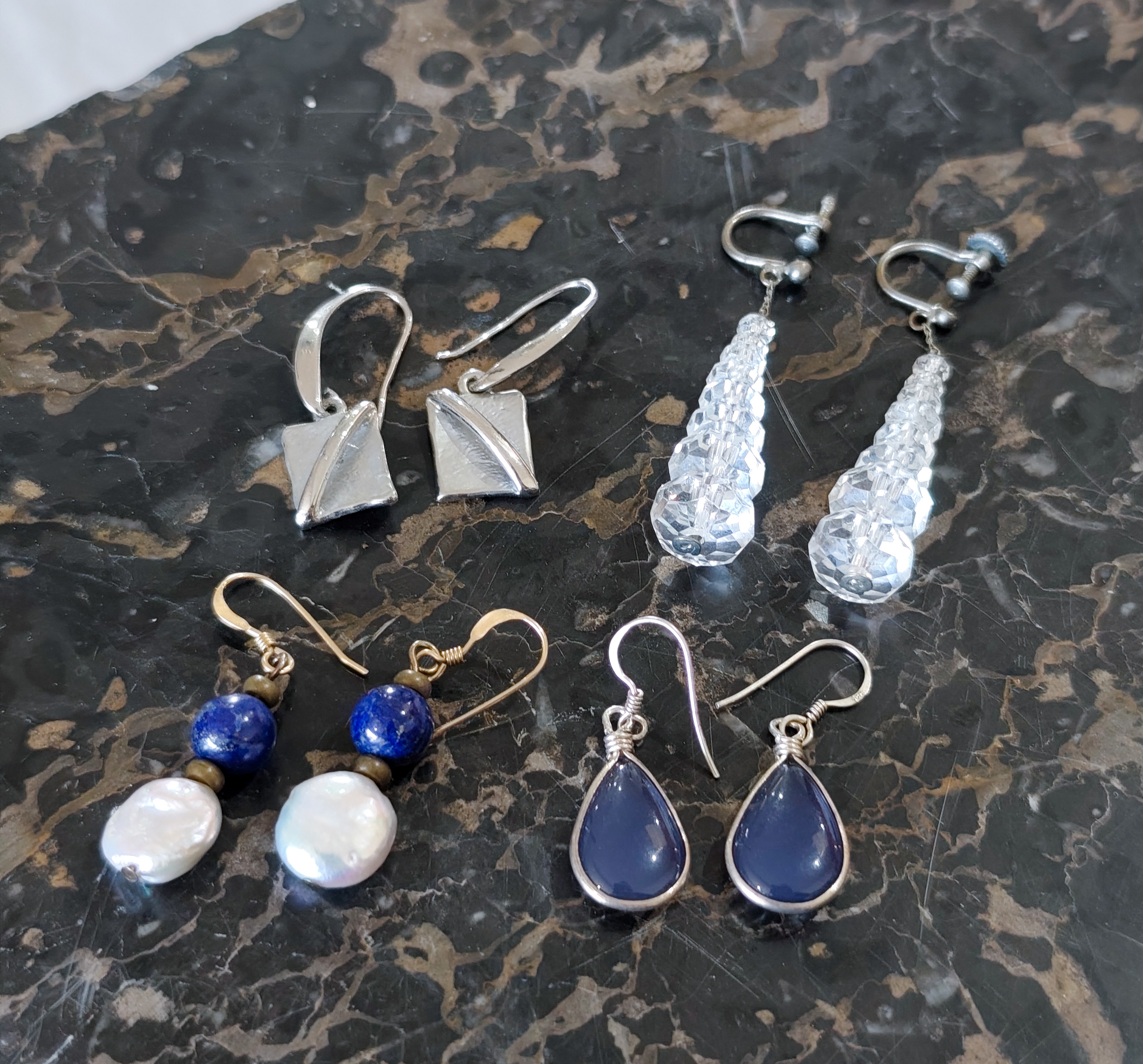 Earring Pairs x 4 — sold at auction in New Zealand for $15