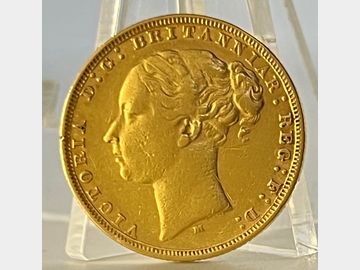 1881 VICTORIA YOUNG HEAD MELBOURNE MINT GEORGE & DRAGON GOLD SOVEREIGN