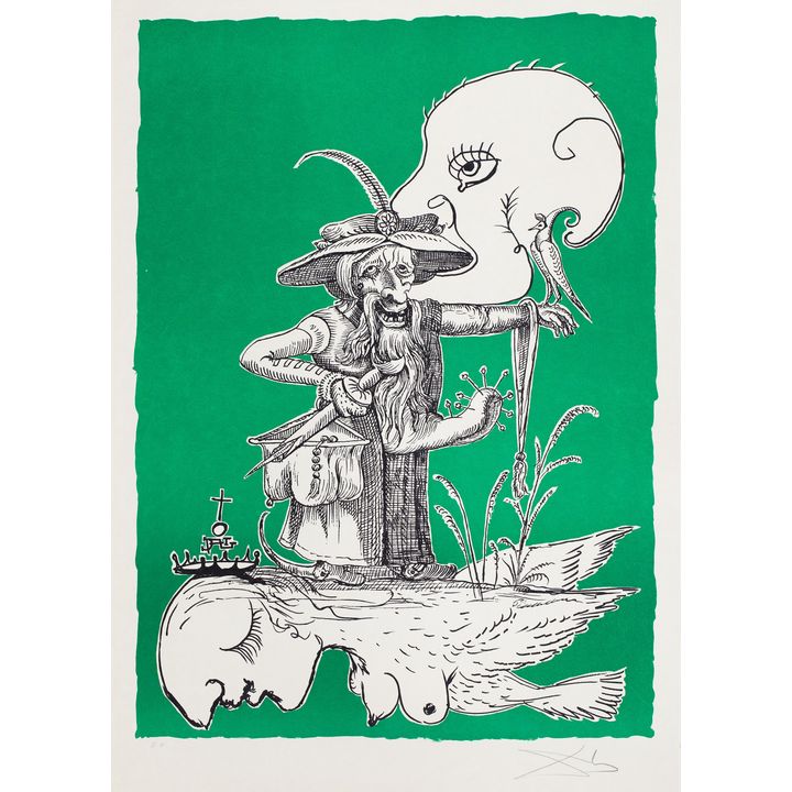 Salvador Dali | Z teki "Zabawne sny Pantagruela"
