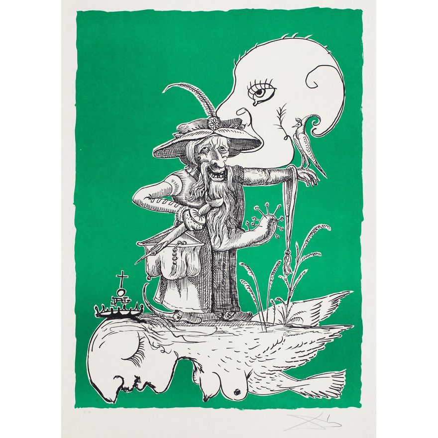 Salvador Dali | Z teki "Zabawne sny Pantagruela"